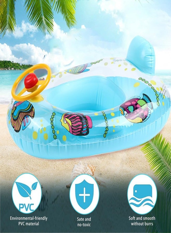 Optifit® Kids Inflatable Swimming Ring with Cartoon Steering Wheel Horn Durable PVC Leakproof Valve 55-57cm Ideal for Toddlers 3-5 Years Fun Safe Pool Float Beach Indoor Pools 3PCS - Image 5